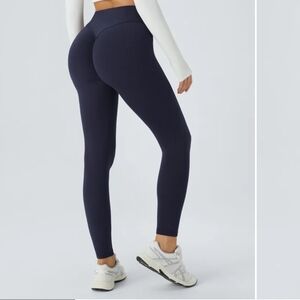 HALARA Blue High-Waisted Leggings for Athleisure